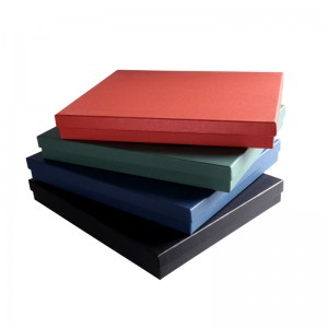 Caja de regalo de bufanda de seda de ropa de caja personalizada multicolor