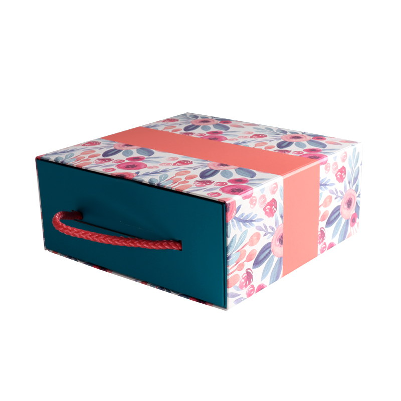Exquisita caja de imán portátil con caja de vacío Vela Caja de regalo